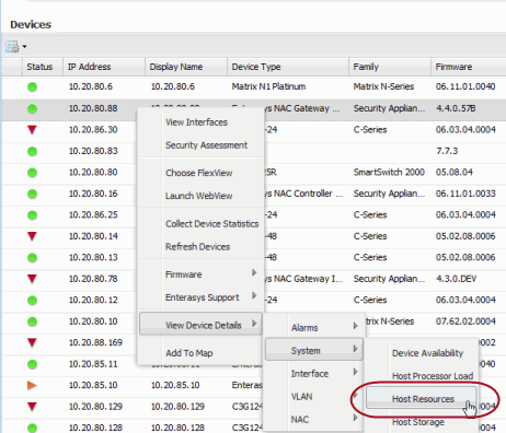 Monitor ExtremeCloud IQ - Site Engine Server Health