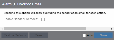Override Email