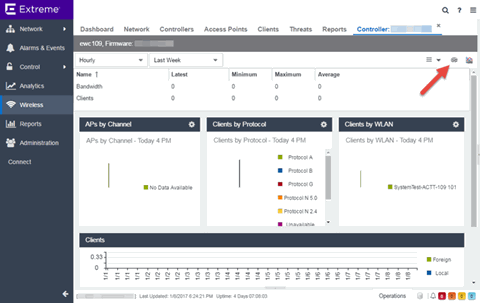 Monitor ExtremeCloud IQ - Site Engine Server Health