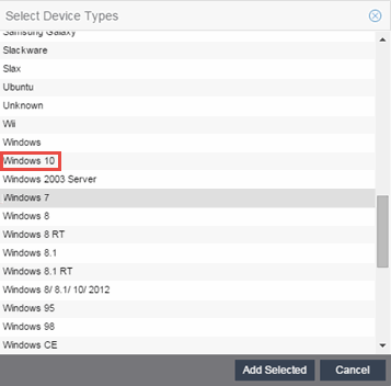 Select from Existing Types
